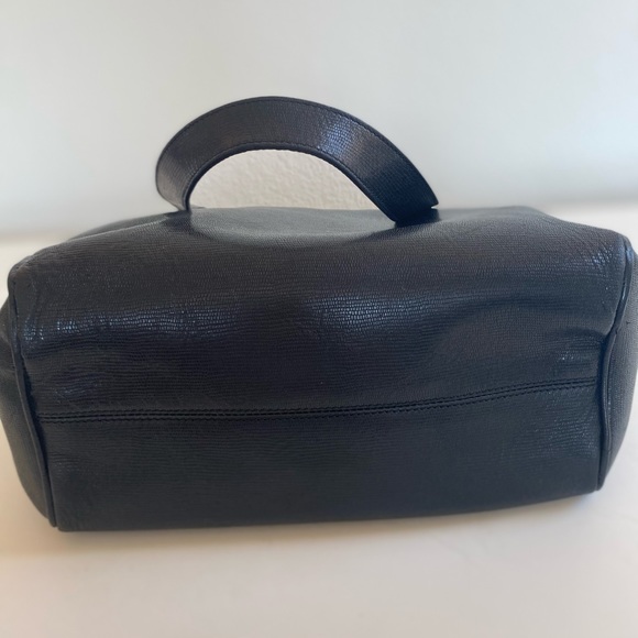 Authentic Celine Circle logo Shoulder Bag Black - Picture 7 of 12